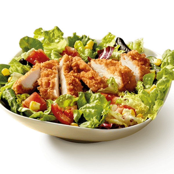Ensalada de pollo crujiente